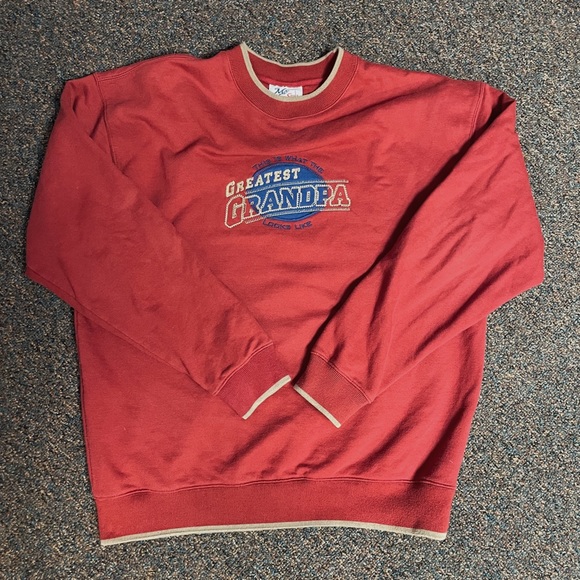 VINTAGE "greatest grandpa" crewneck sweatshirt - Picture 1 of 4